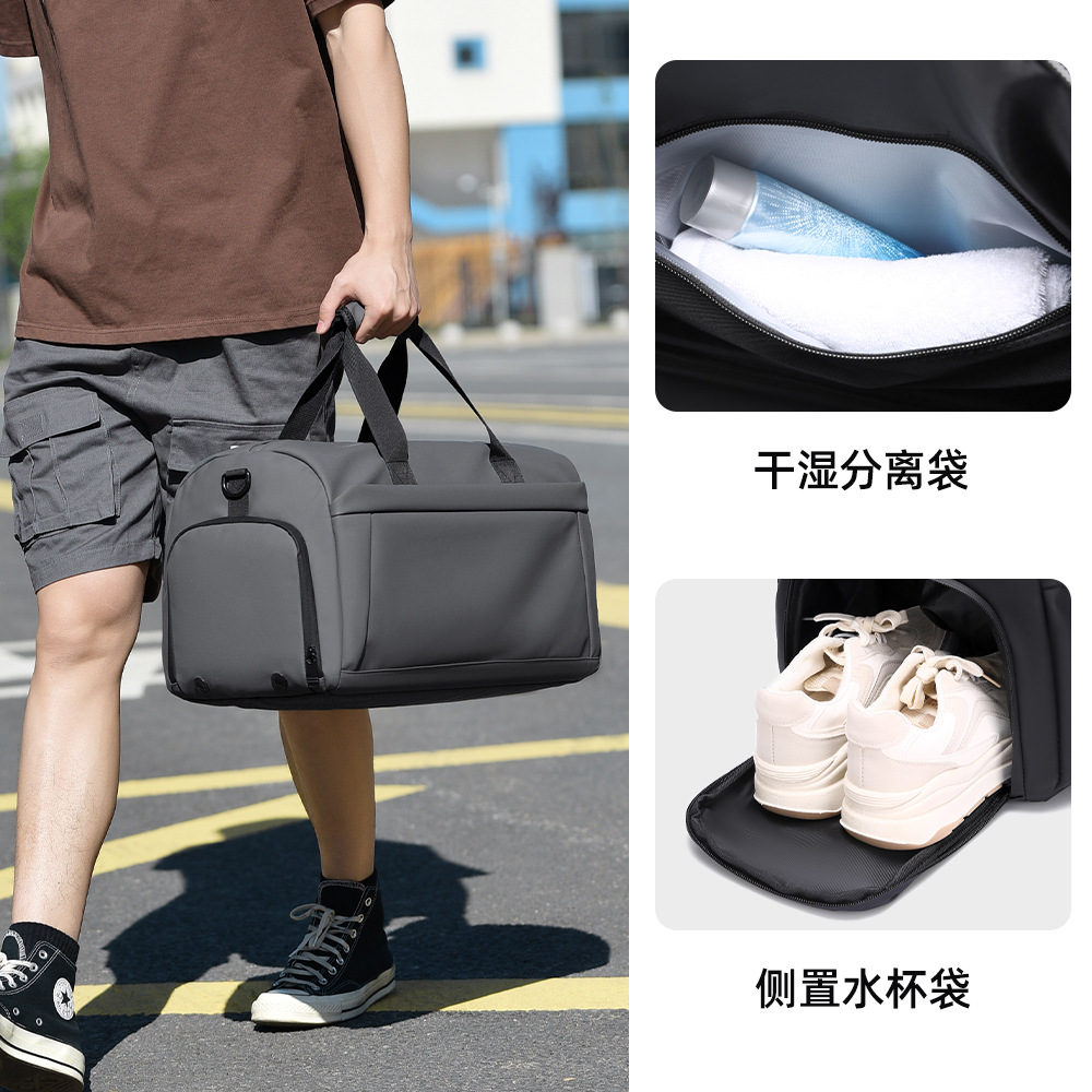 Dry-wet separated travel backpack, independent shoe compartment, fitness bag, large-capacity multi-functional carry-on luggage bag, travel bag Application Scenario