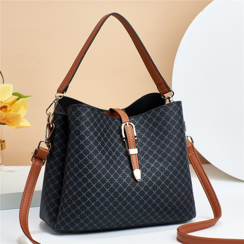 New large-capacity bucket bag for women, wholesale of cross-border trendy and fashionable single-shoulder crossbody handbags for foreign trade live streaming Specification drawing