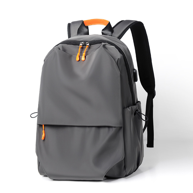New fashionable and lightweight backpack for men, a large-capacity USB charging laptop bag Item Picture