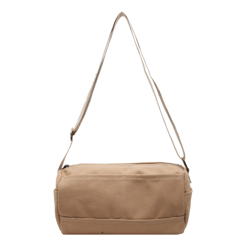 Fashionable new single-shoulder bag, lightweight and versatile bucket bag, solid color large-capacity women's single-shoulder bag, casual crossbody bag Item Picture