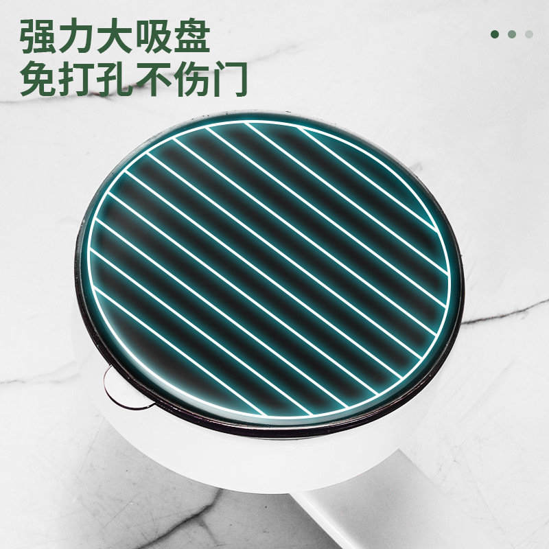 Long door handle glass door handle without drilling, household thickened powerful suction cup type bathroom glass door handle Specification drawing