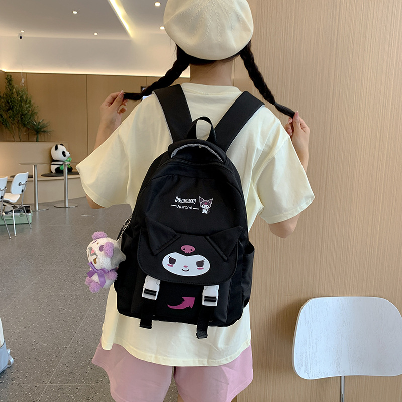 Cross-border teenage girls, niche junior and senior high school girls, cute and large-capacity student backpacks, backpacks for spine protection and travel full figure