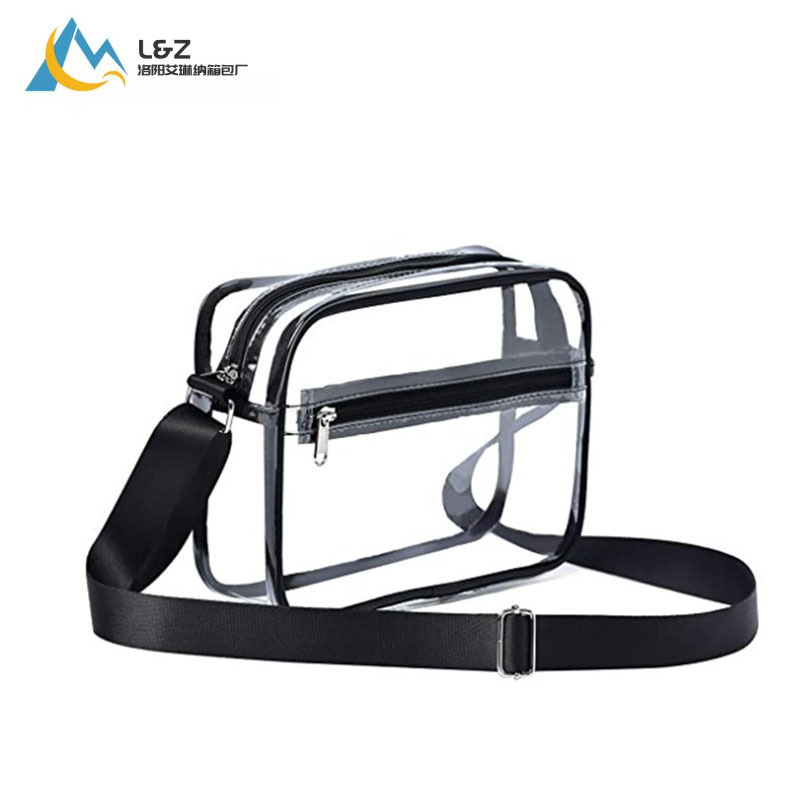 Amazon Cross-border Hot promotion: Transparent crossbody bag, cosmetic storage box, portable travel wallet bag for going out details Picture