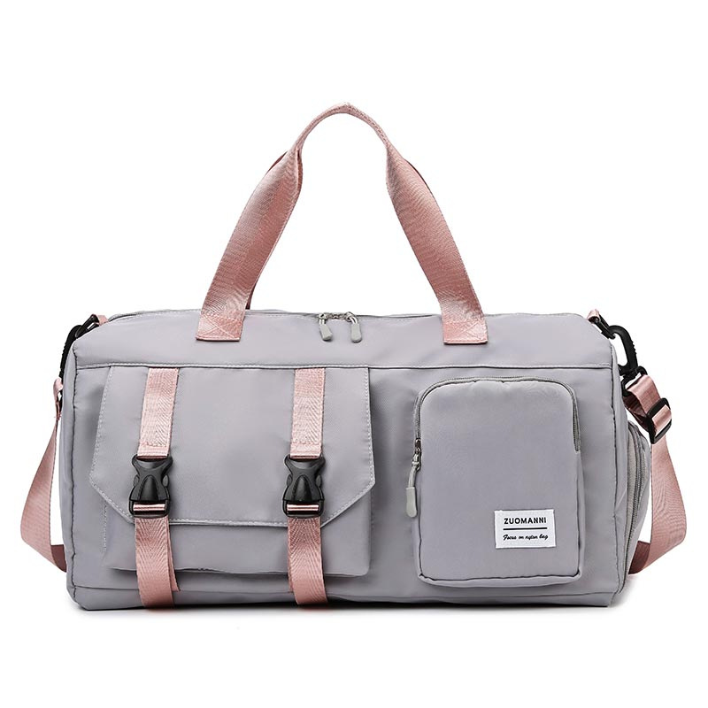 New travel bag, large-capacity multi-functional single-shoulder sports and fitness bag, independent shoe compartment, simple handbag, crossbody bag Item Picture