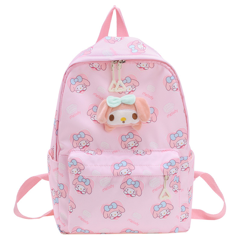 Cross-border Japanese-style cartoon boys' and girls' backpacks are cute and fun. Student schoolbags are stylish and printed travel small backpacks Item Picture