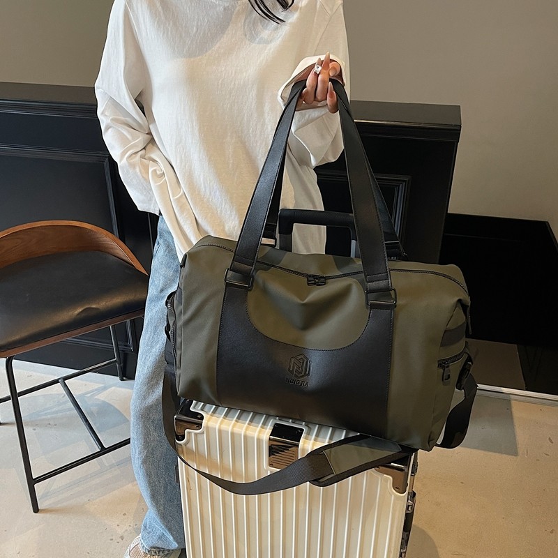 Large-capacity short-distance travel bag, women's lightweight carry-on luggage storage bag, men's dry-wet separated yoga exercise and fitness bag details Picture