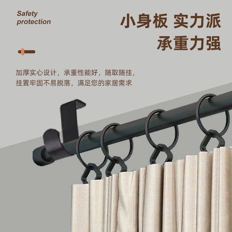 Wholesale cross-border Roman pole top mounting brackets, thickened curtain accessories, bracket bases, curtain pole installation codes details Picture