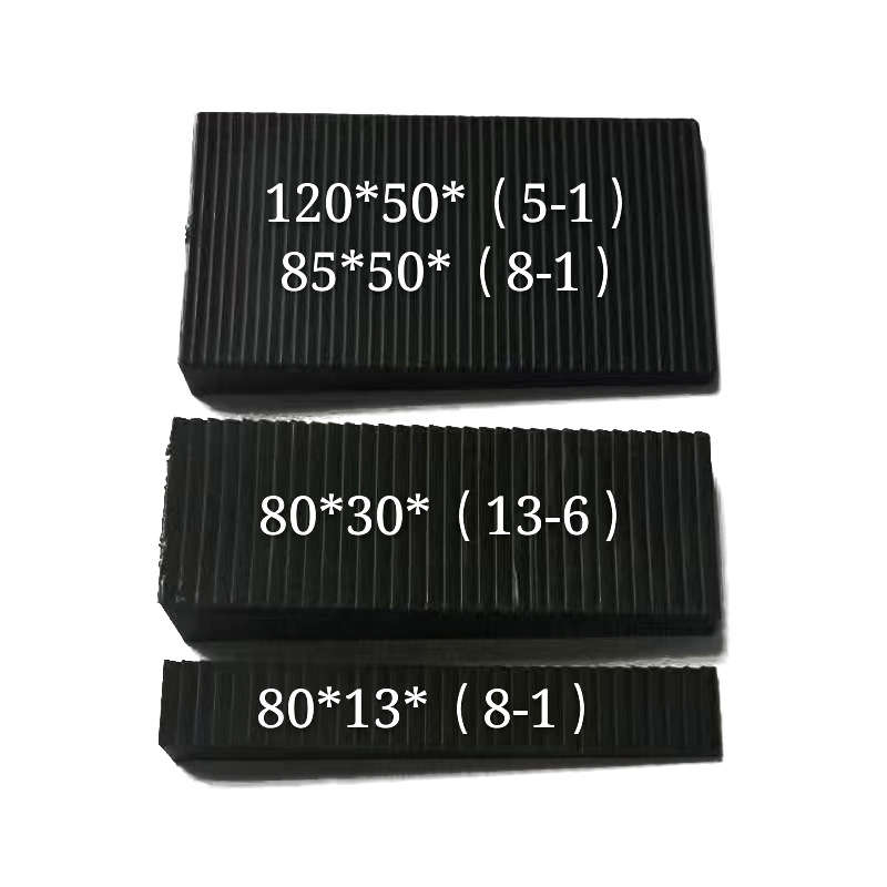 Door and window glass gaskets, inclined gaskets, adjustable gaskets, wedge-shaped gaskets, solid load-bearing slope gaskets, glass inserts Item Picture