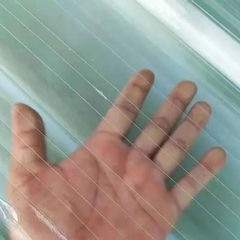 Rainproof fiberglass reinforced plastic balcony panels, polycarbonate sheets, resin tiles, tinted panels, light-transmitting panels, garage fiberglass canopies, transparent Application Scenario