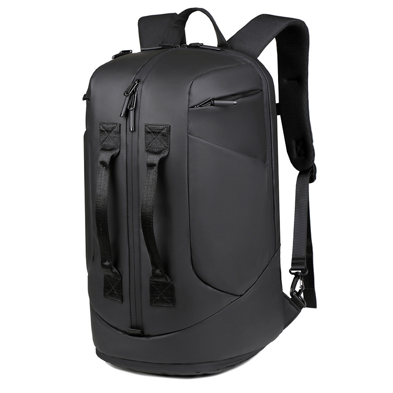 New large-capacity backpack for men, multi-purpose Oxford cloth business backpack, simple outdoor short travel bag Item Picture
