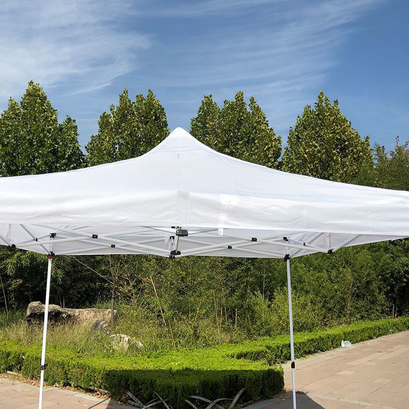 3x3 white top fabric folding tent top fabric sunshade umbrella fabric square umbrella fabric sunshade canopy fabric four-legged Zhao Zhizhou Item Picture
