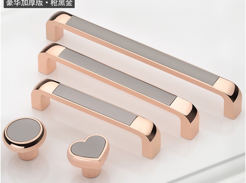 Modern minimalist wardrobe door handles, American furniture cabinets, shoe cabinets, European drawers, hardware handles, Nordic style details Picture