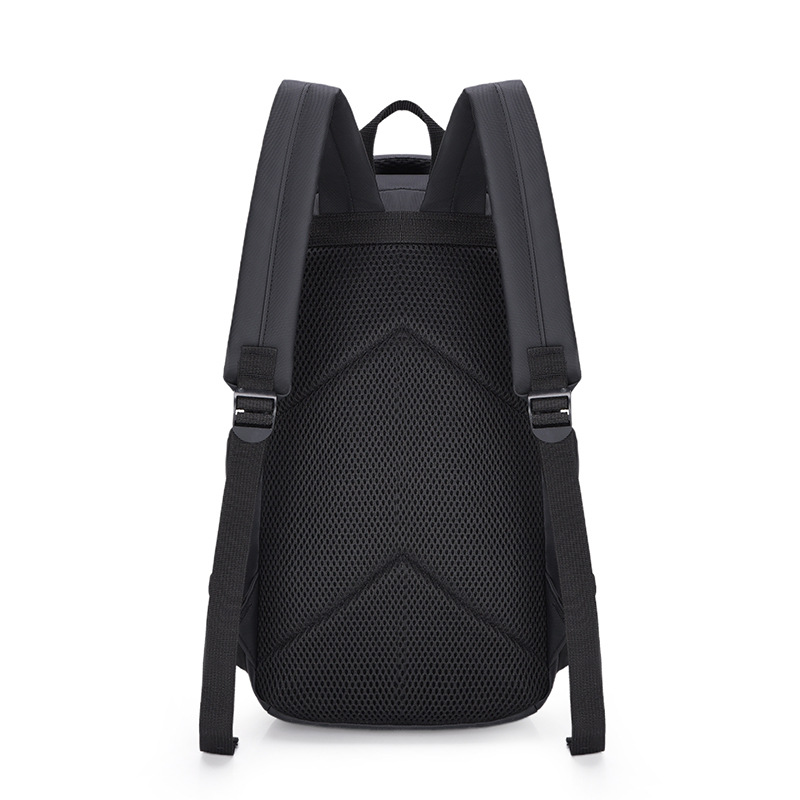 New trendy hard-shell backpack for men, large-capacity water-repellent cycling functional style backpack, anti-collision casual bag Specification drawing