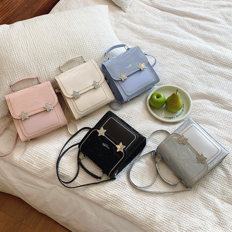 This high-end small bag is a versatile backpack for women in 2024. It's a Korean-style student fashion single-shoulder crossbody bag for going out Application Scenario