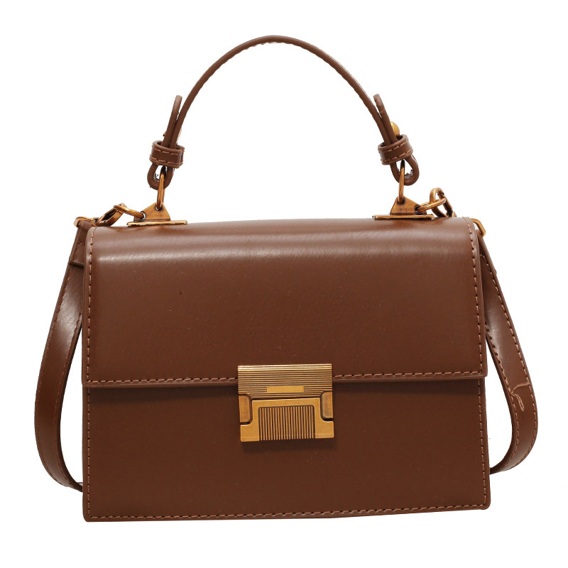 A new 2024 trendy, versatile and high-quality crossbody bag for ladies, a solid color hand-held shoulder bag Item Picture