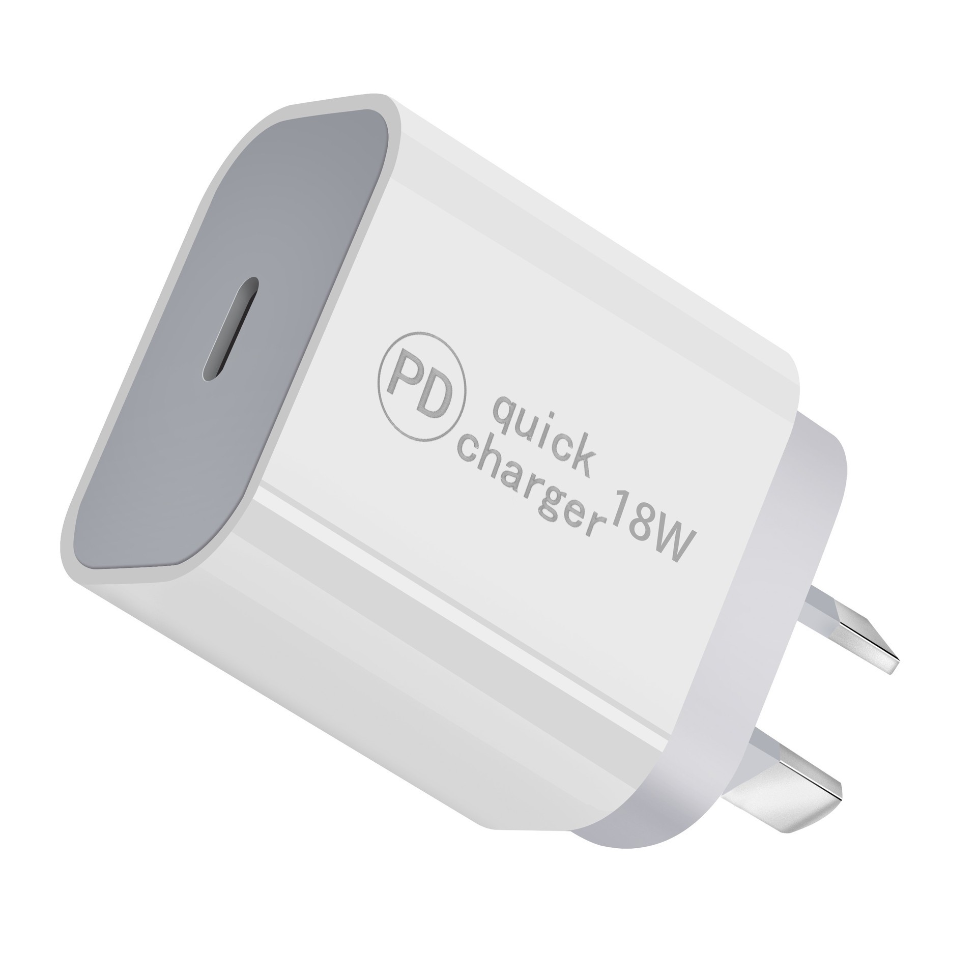 25W Australian single PD charger, SAA Australian 20W new PD adapter, cross-border exclusive for 18W Australian PD direct charging Item Picture