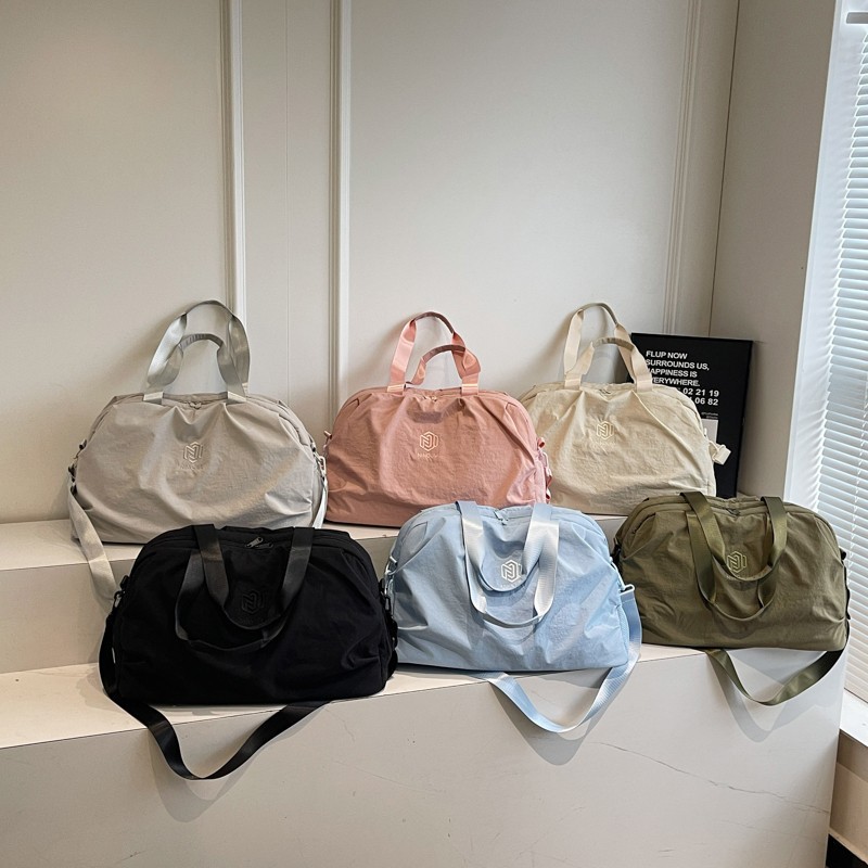 Short-distance travel bags, women's lightweight yoga and fitness bags, large-capacity lightweight outdoor sports bags, student luggage storage bags details Picture