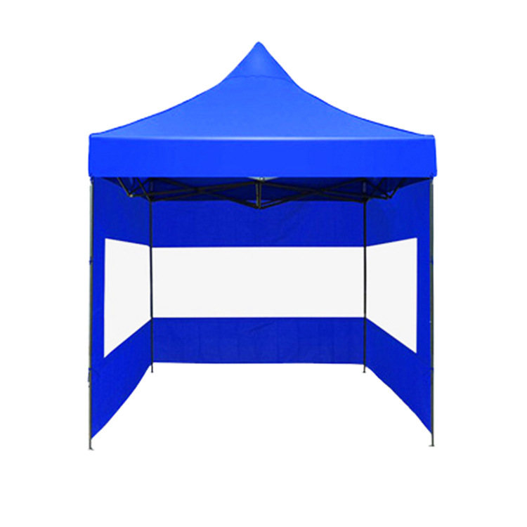 Outdoor folding four-legged tent, fabric, four-corner canopy, semi-transparent Roman window, artistic fabric, square umbrella Item Picture
