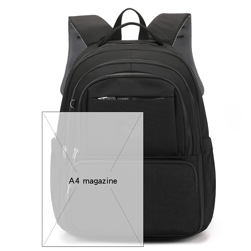 Colorful Fox's new women's backpack, large-capacity travel outdoor backpack, water-resistant nylon student schoolbag Item Picture