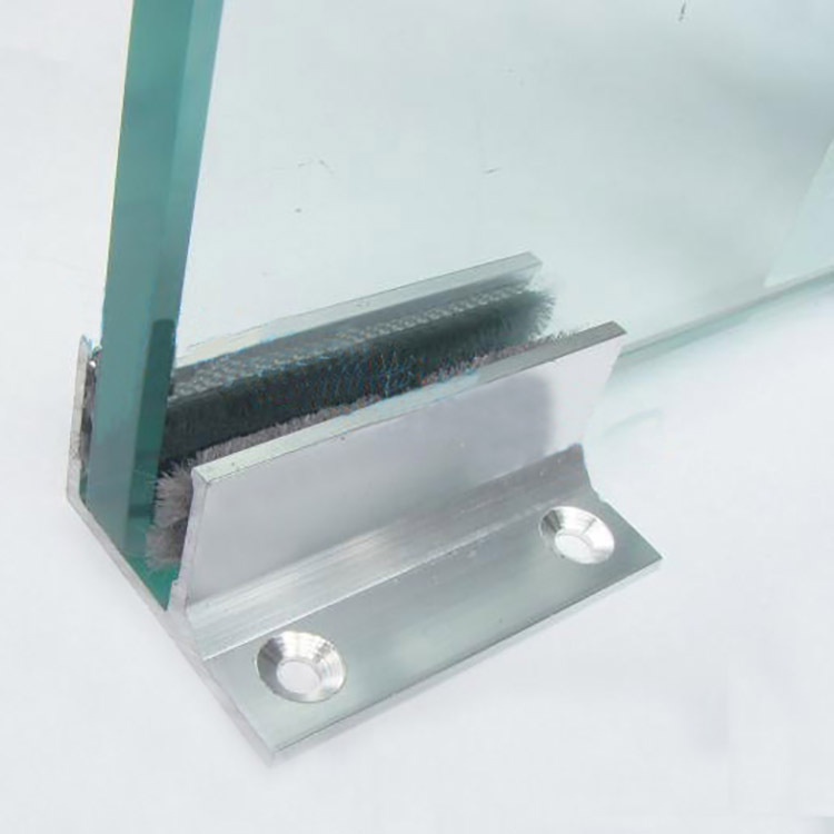 Frameless glass door body anti-sway device, automatic door, floor-mounted sliding door guide device, electric sensor door anti-sway fixator details Picture