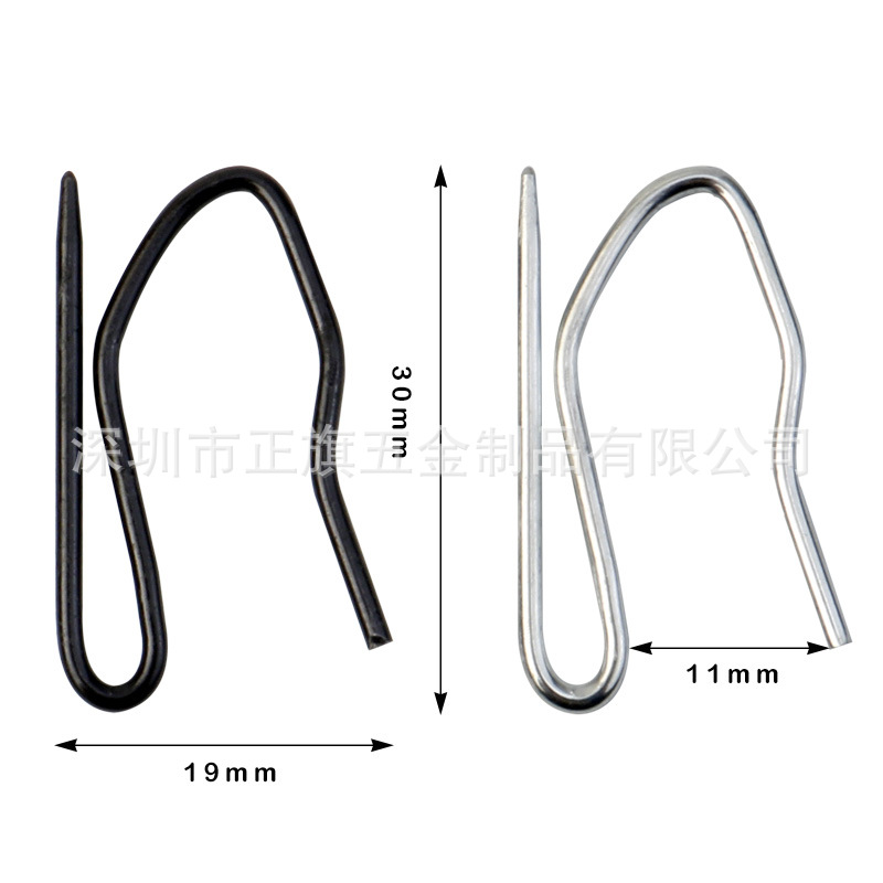 Cross-border bath curtain slot hook, car curtain track metal hook, hanging type hardware curtain hanging accessories Application Scenario