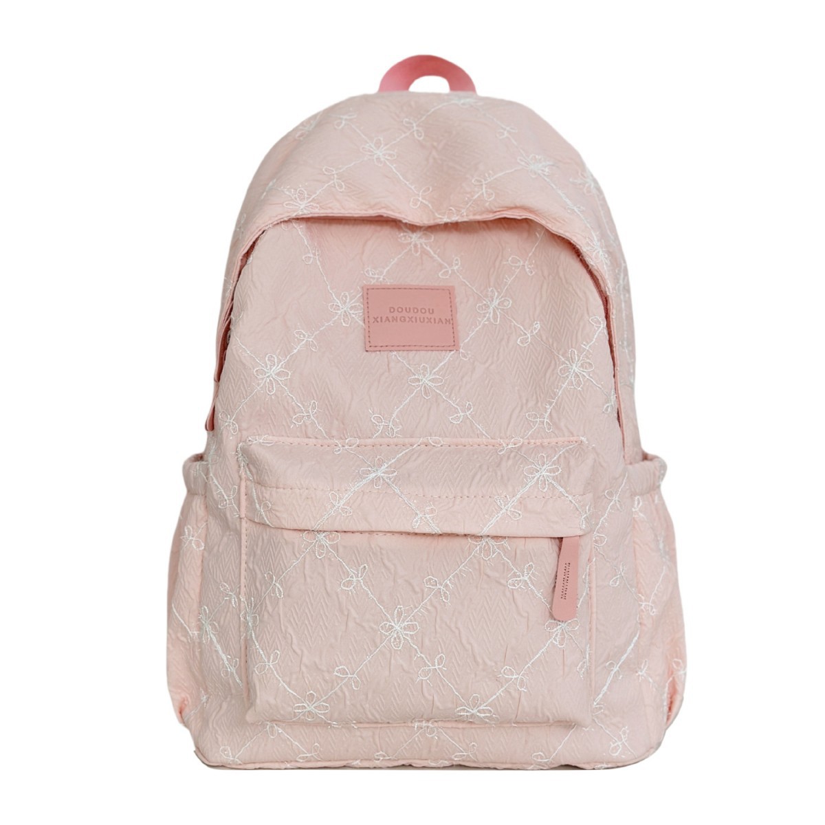 High-appearance-level ins college students, high school and junior high school students, large-capacity versatile backpack, backpack, schoolbag design, soft and girlish Item Picture