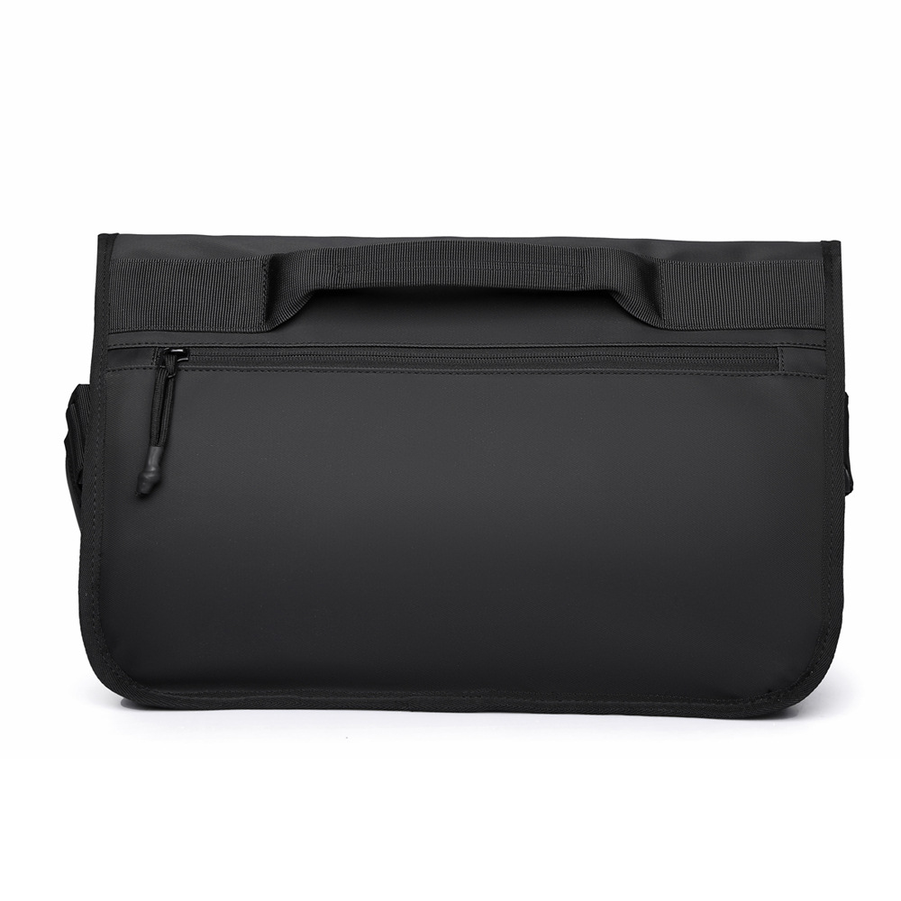Men's crossbody bag, fashionable and cool, water-resistant, cycling functional chest bag, large-capacity casual messenger single-shoulder bag, backpack Specification drawing