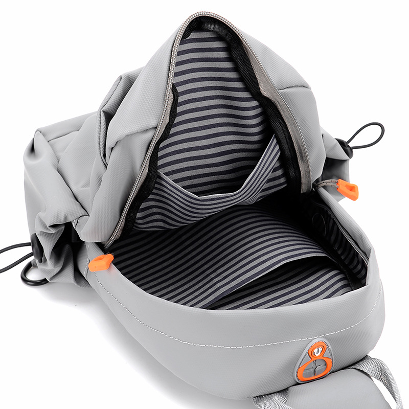 Men's crossbody bag, large-capacity Oxford fabric single-shoulder bag, high-end water-resistant, outdoor sports and fashionable chest bag wholesale Application Scenario