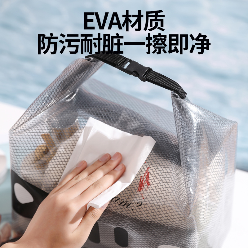 Runhui's new EVA cartoon waterproof bags, travel beach bags, swimming bags, swimsuit bags, and summer swimming and toiletry bags Specification drawing