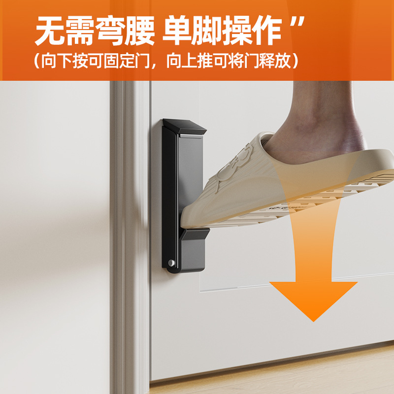 Folding door stopper, wind resistance at the entrance of the main door, door gap stop, anti-collision safety, door blocking and top door stopper Application Scenario