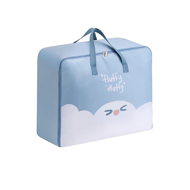 Oxford cloth quilt storage bags for kindergartens, moving luggage bags, large-capacity cartoon storage bags for children Item Picture