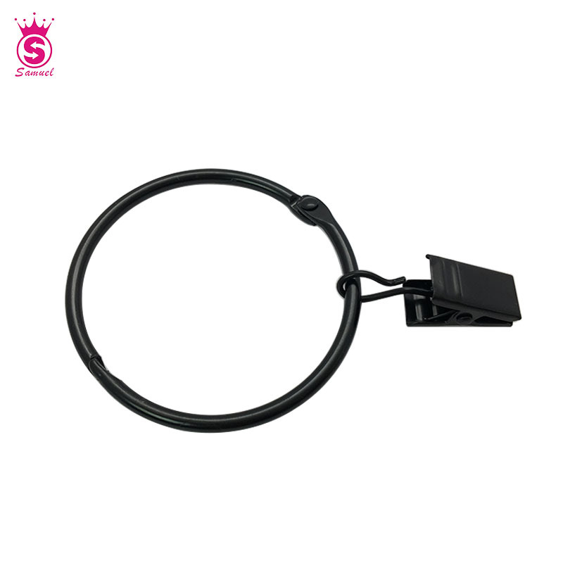 Open ring curtain accessory, curtain hook, no need to drill holes, 50MM inner diameter clip ring curtain clip Application Scenario