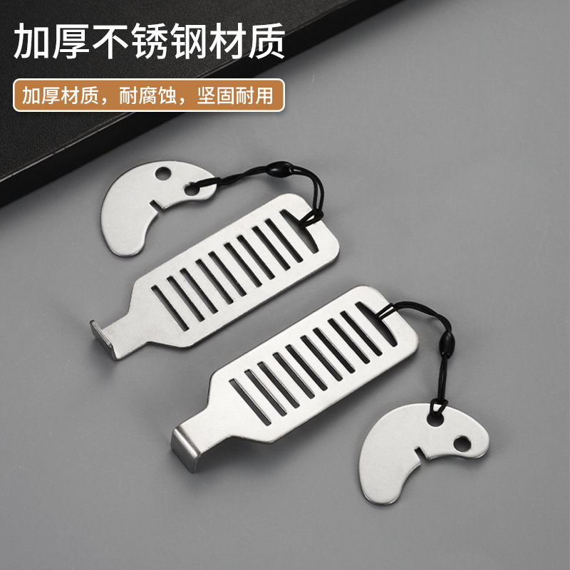 Portable door stopper, hotel rental house door stopper, travel safety, single person self-defense, anti-wolf and anti-theft, top door stopper Application Scenario