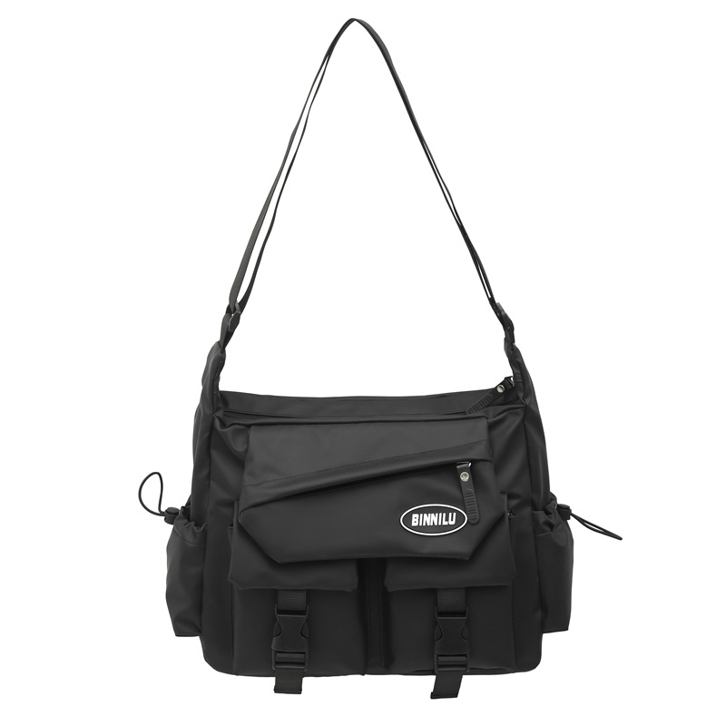 Trendy brand crossbody bag 2025 new functional messenger bag, large-capacity workwear bag, student trendy single-shoulder backpack for men and women Item Picture