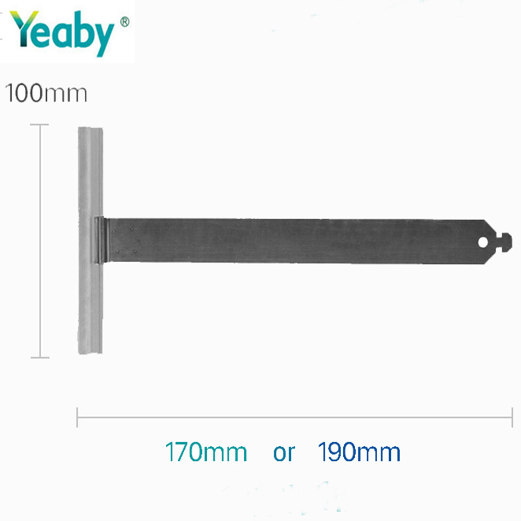 Aluminum alloy accessories for external shading of roller blinds, 190 hooks, non-split spring hanging pieces full figure