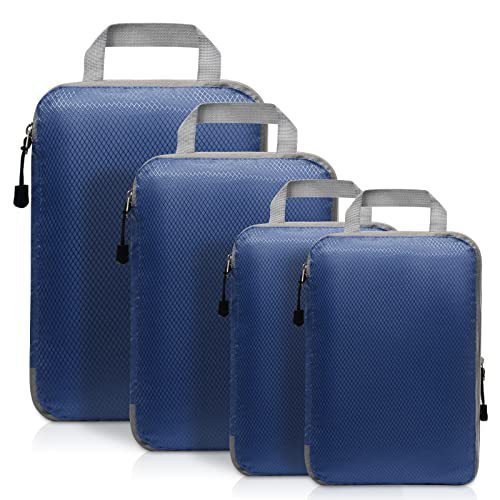 Cross-border travel storage bag, compression four-piece set, waterproof clothing sorting bag, clothing, underwear and luggage storage bag Application Scenario