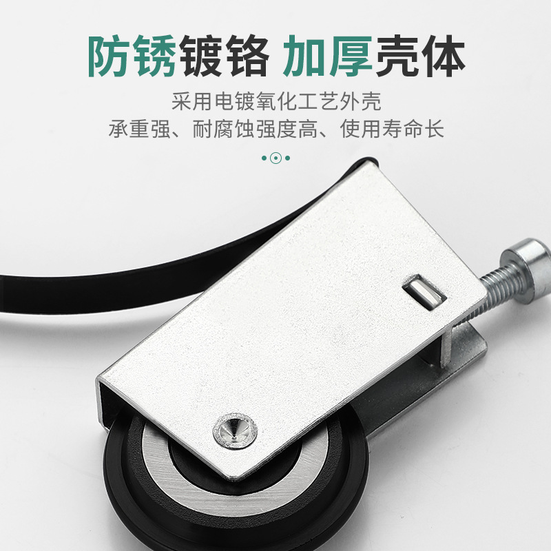 Sliding door pulley lower wheel, sliding door pulley, wardrobe door pulley, kitchen sliding door, sliding door convex pulley, track roller, silent Specification drawing