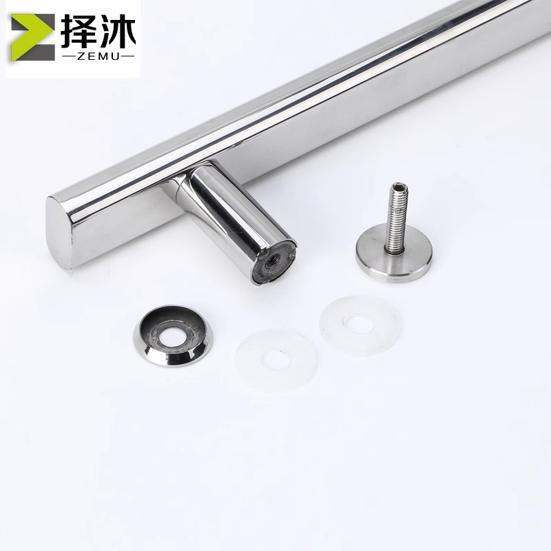 Shower room handle, bathroom glass door handle, sliding door, bathroom handle, 304 stainless steel, 440mm Application Scenario