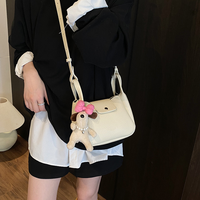 A high-end, lychee patterned fashionable small handbag for women, a new 2025 casual, simple and versatile single-shoulder crossbody bag for commuting Application Scenario