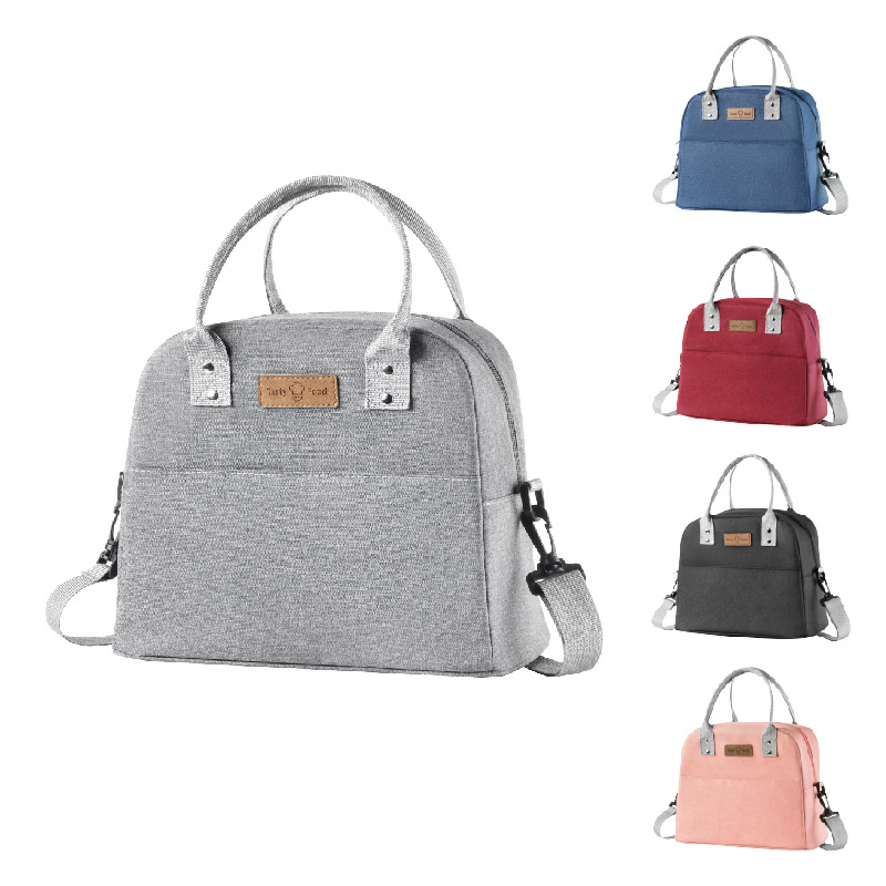 Runhui Oxford Cloth Lunch bags, outdoor ice packs, thickened hand-held insulated bags, student meal bags, lunch boxes for work full figure