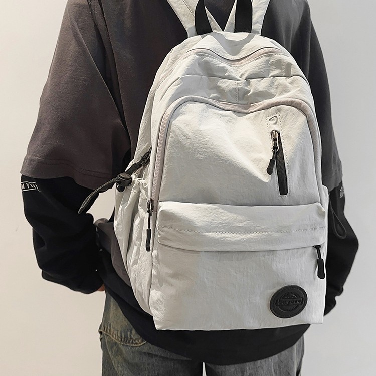 New trendy backpacks from Japan and South Korea, high school and college student backpacks, casual couple backpacks, large-capacity computer backpacks details Picture