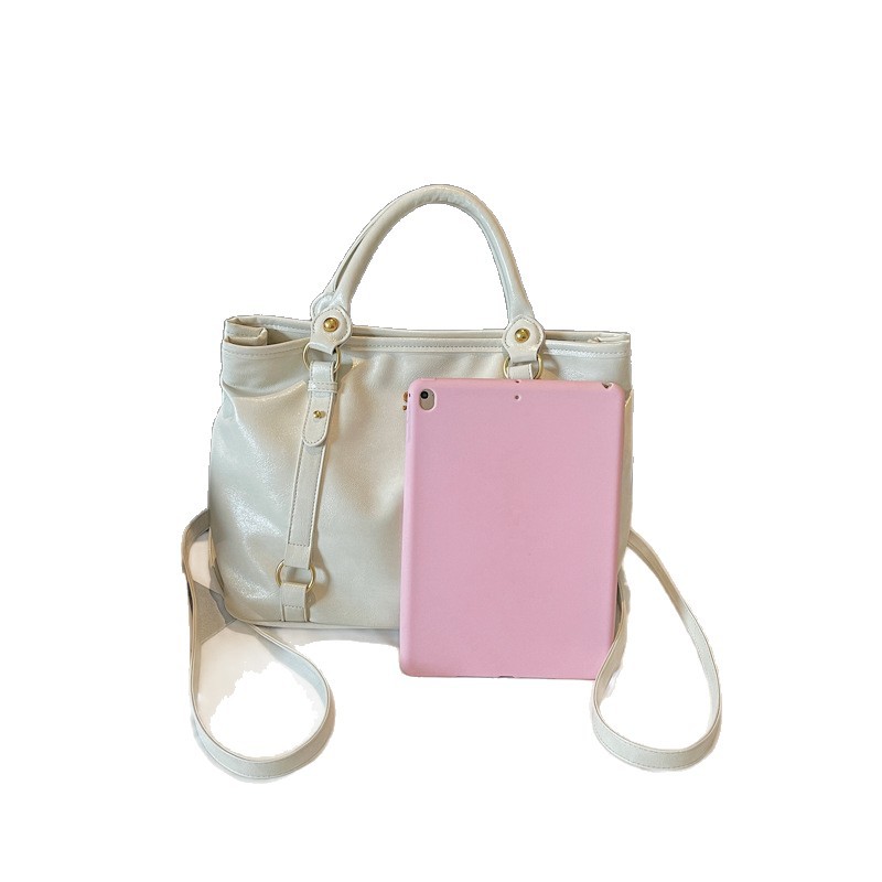 Korean-style high-end women's backpack handbag, 2025 new fashion crossbody bag, large-capacity commuter tote bag Item Picture