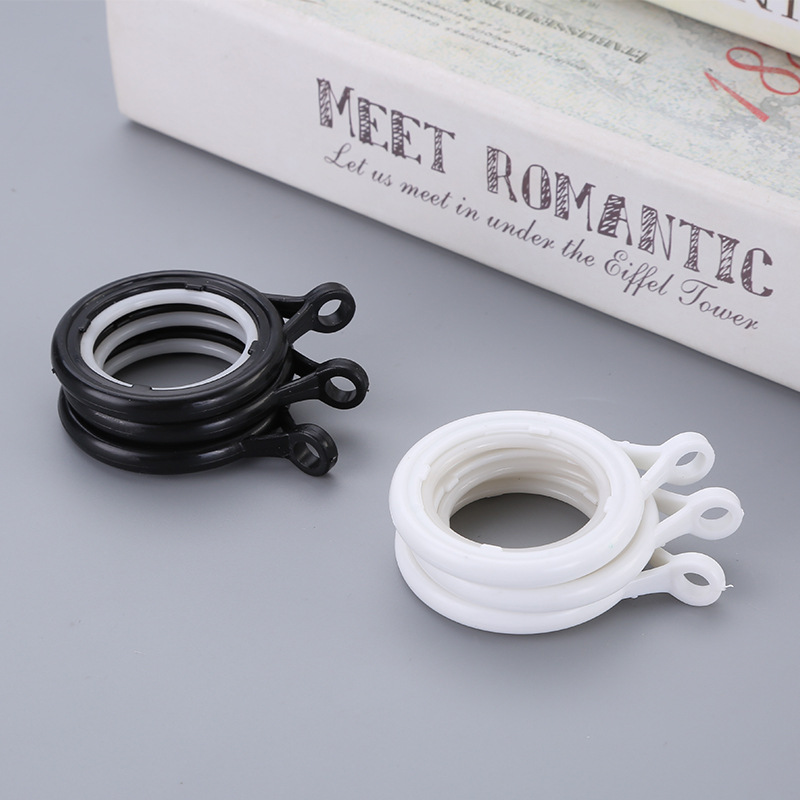 Curtain ring, hanging ring, Roman rod accessories, bathroom hook, simple buckle, hook-type open lifting ring, loose buckle Specification drawing