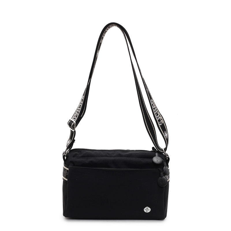 Large-capacity tote bag for women, 2025 new niche jacquard canvas single-shoulder bag, a versatile commuting bag for college students attending classes Item Picture