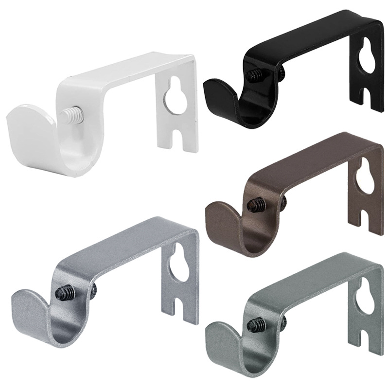 Specialized manufacturer's metal curtain rods, Roman rods, brackets, brackets, curtain accessories, hooks, supports wholesale, cross-border hot products details Picture