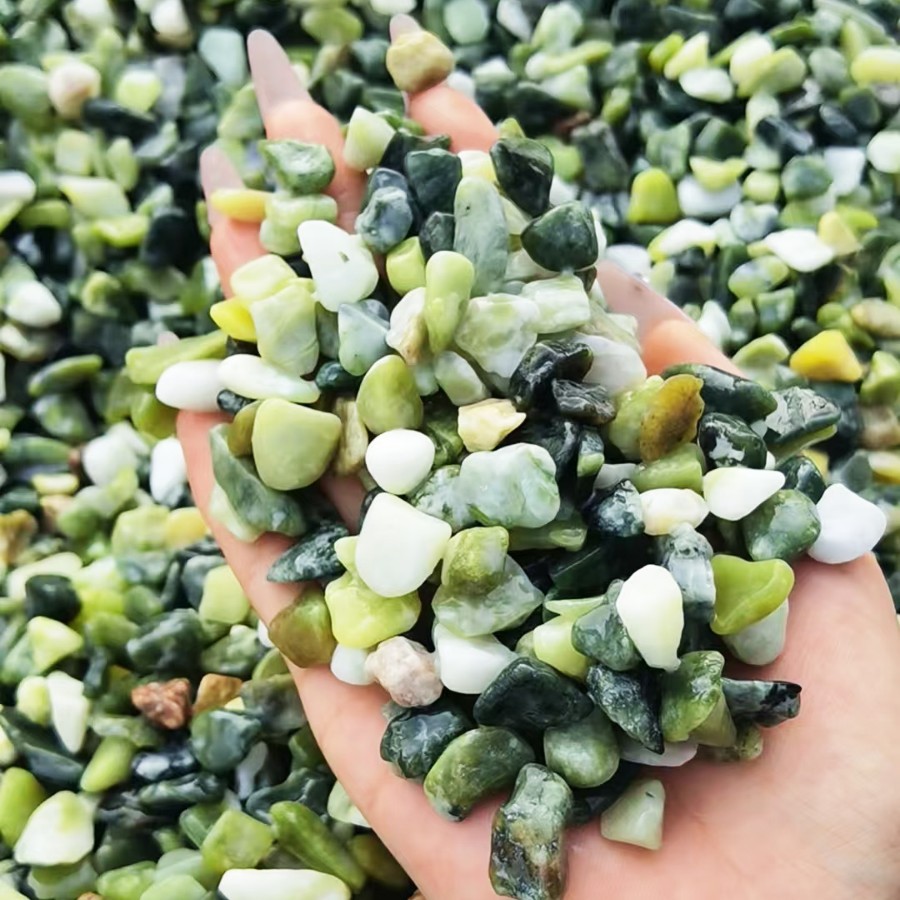 Wholesale of colored pebbles, water-washed stones, adhesive stones and scattered stones, natural colored stone flooring, wear-resistant garden landscape source manufacturer Specification drawing