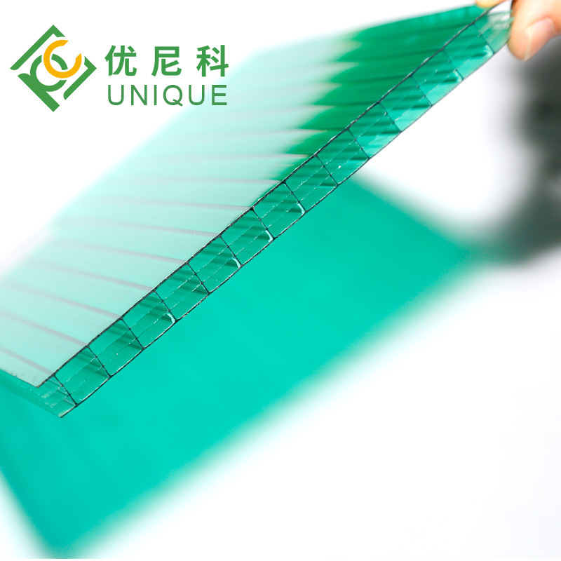 Four-layer pc sun board, polycarbonate 20MM hollow light-transmitting board, insulated breeding shed, multi-layer and double-layer balcony board Application Scenario