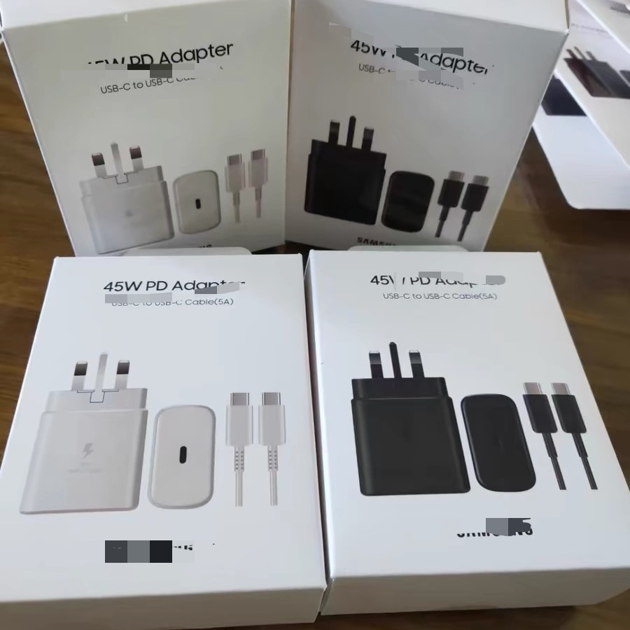 Compatible with Samsung 45W US, UK and European standard charging heads for Note10/S20/note20 Super fast charging Specification drawing