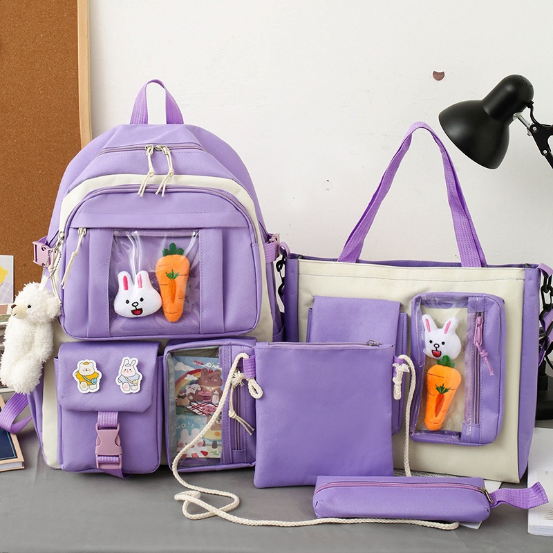 Lightweight schoolbag for girls, cute for primary school students, large-capacity children's backpack for girls in grades three to five and six in summer full figure