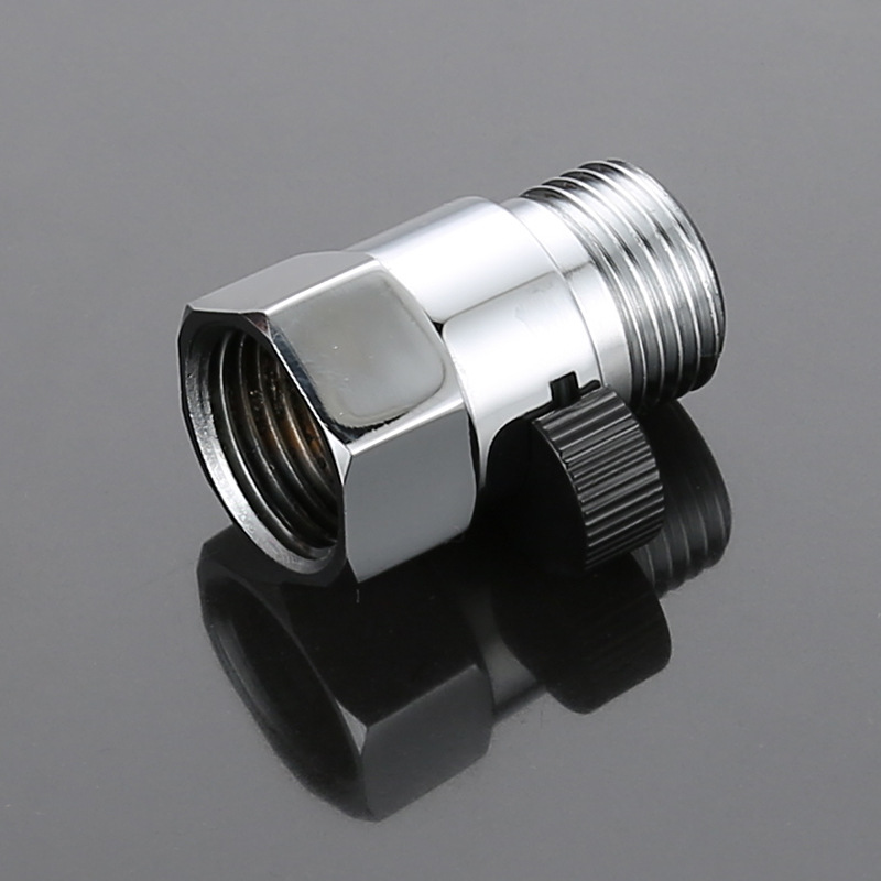 All-copper straight-through 4-inch pipe Angle valve, showerhead hose joint, water stop valve, flow regulation control valve, spray gun switch valve details Picture